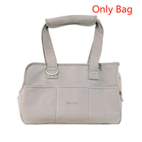 HKM-194451 Small Dog Messenger Bag in Beige, Nylon Canvas, Capacity Below 20L, Size Options Available