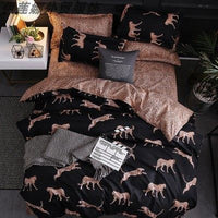 HKM-194579 Geometric Pattern 2-Piece Quilt Cover and Pillowcase Set, Multiple Sizes Available