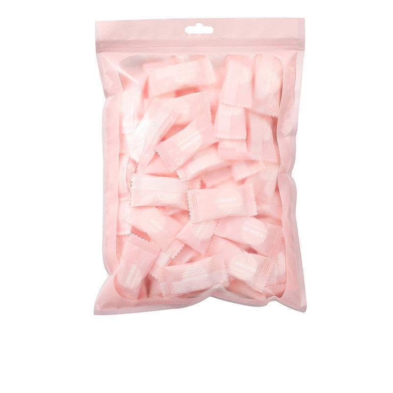 KTX-194835 Compressed Portable Facial Cleansing Towels - Convenient Non-Woven Fabric for Travel and Daily Use, 20 x 22cm