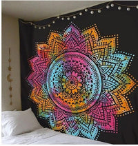 HKM-194963 Boho Print Tapestry Wall Hanging | Versatile Beach Towel & Blanket