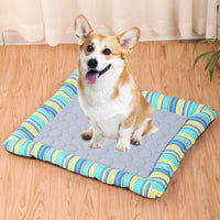 HKM-195219 Comfortable Pet Mat for Car with Cool Stripe Design in Multiple Sizes