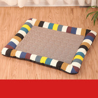 HKM-195219 Comfortable Pet Mat for Car with Cool Stripe Design in Multiple Sizes