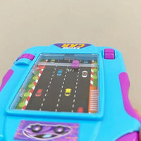 HKM-195219 Handheld Racing Game Console for Kids, Educational Mini Tabletop Racing Toy, Ages 5 and Up
