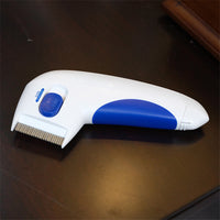 HKM-195347 Micro-Electric Pet Flea and Lice Comb for Safe and Effective Removal
