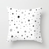 HKM-195475 Modern Geometric Abstract Sofa Pillow Cover - Peach Skin, 45x45cm