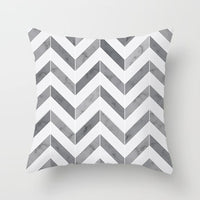 HKM-195475 Modern Geometric Abstract Sofa Pillow Cover - Peach Skin, 45x45cm