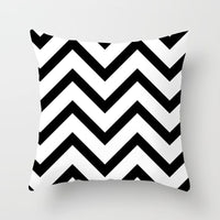 HKM-195475 Modern Geometric Abstract Sofa Pillow Cover - Peach Skin, 45x45cm