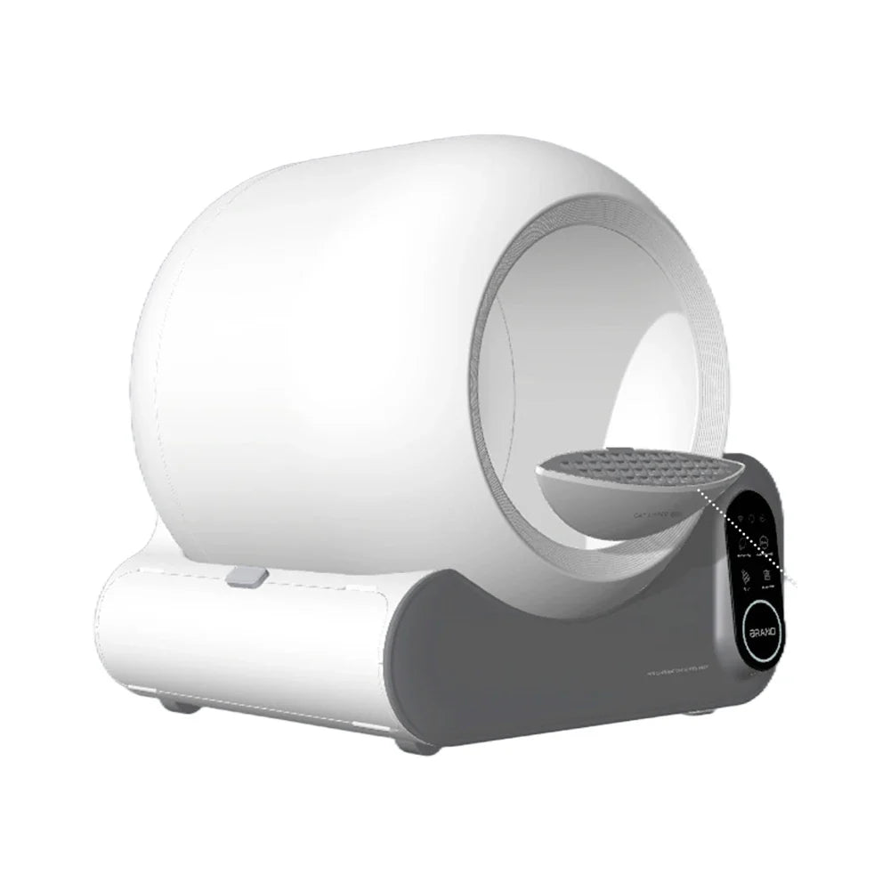 KTX-195539 Automatic Self-Cleaning Cat Litter Box with Smart APP Control, Odor Control, and Large Capacity for Cats 1.5-10KG