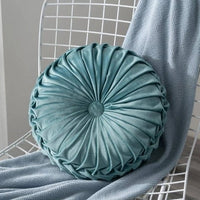 HKM-195539 Plush Velvet Pumpkin Cushion Round Pillow for Living Room and Office
