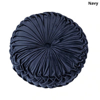 HKM-195539 Plush Velvet Pumpkin Cushion Round Pillow for Living Room and Office
