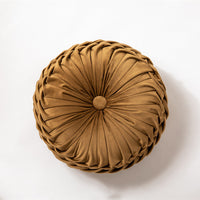 HKM-195539 Plush Velvet Pumpkin Cushion Round Pillow for Living Room and Office