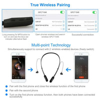 HKM-195603 Sweatproof Wireless Neckband Earphones for Sports & Active Lifestyle