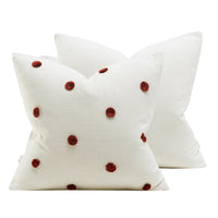 HKM-195795 Geometric Pattern Pillowcase for Living Room and Bedroom - Warm Coffee Design 30x45cm & 45x45cm