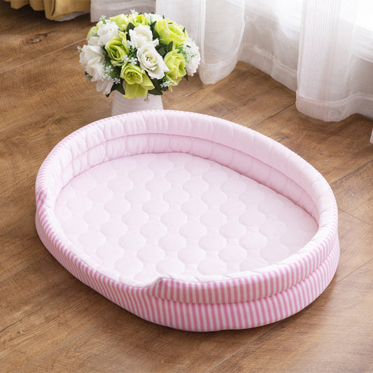 HKM-195795 Pet Nest Ice Silk Mat Dog Mat