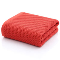 HKM-195987 100% Cotton Honeycomb Face Towel - Soft and Absorbent, Available in Multiple Colors