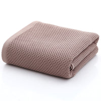 HKM-195987 100% Cotton Honeycomb Face Towel - Soft and Absorbent, Available in Multiple Colors