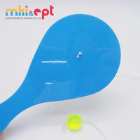 HKM-196051 Kids Beach Paddle Bounce Back Ball - EVA Sports Toy for Ages 2-7, Fun Outdoor Activity