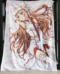 HKM-196179 Custom Flannel Knee Blanket with Personalized Design, Soft Coral Carpet, Available in Multiple Sizes