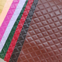 HKM-196243 Embossed Checkered PVC Leather Car Floor Mat - Durable and Versatile Auto Accessory