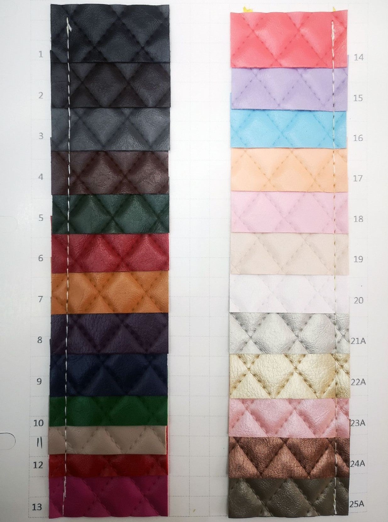HKM-196243 Embossed Checkered PVC Leather Car Floor Mat - Durable and Versatile Auto Accessory