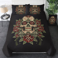 HKM-196243 European and American Skeleton Duvet Cover Set for Spring and Summer - Various Sizes Available