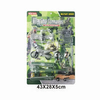 HKM-196243 Military Simulation Toy Set for Kids - Learning and Play with Plastic Soldier Figures