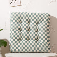 HKM-196307 Cozy Autumn and Winter Corduroy High Elastic Pearl Cotton Cushion - Various Grid Colors Available