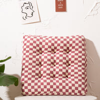 HKM-196307 Cozy Autumn and Winter Corduroy High Elastic Pearl Cotton Cushion - Various Grid Colors Available