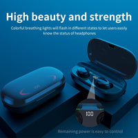 HKM-196307 Digital Display Bluetooth Headset with 10M Range, Stereo Sound & Call Function