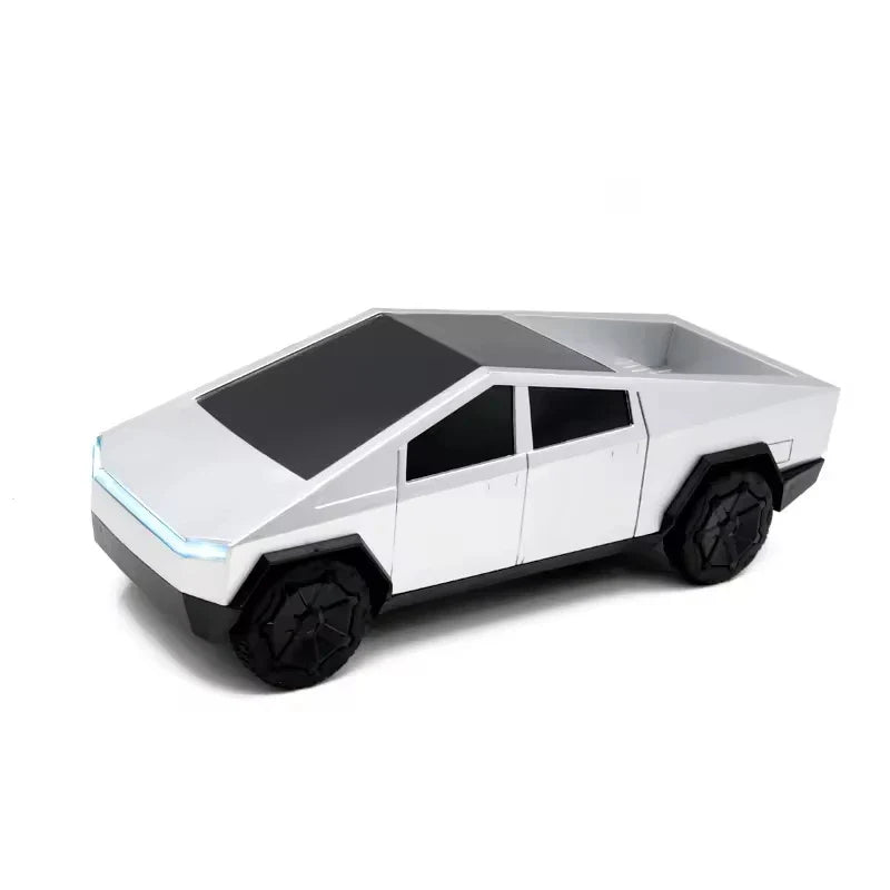HKM-196371 1:24 Scale Remote-Controlled Alloy Cybertruck Pickup with Sound and Light Features for Kids
