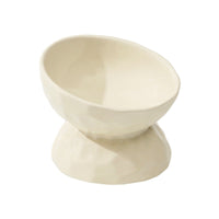 HKM-196435 Ceramic High Leg Oblique Bowl in Multiple Colors for Cats