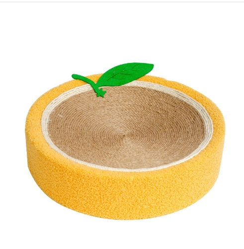 HKM-196563 Flower and Brown Cat Scratch Board with Integrated Sisal