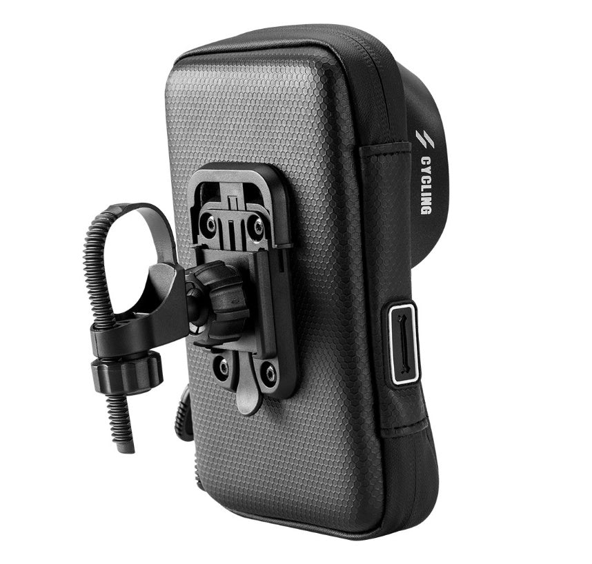 HKM-196627 Waterproof Bicycle Saddle Bag with Touch Screen Navigation and Card Holder