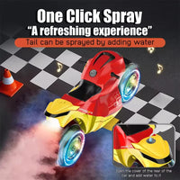 HKM-196819 Remote Control Stunt Motorcycle with Lights and Music, Gesture Sensing, 1/16 Scale, Indoor/Outdoor Fun