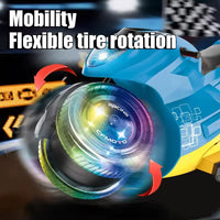 HKM-196819 Remote Control Stunt Motorcycle with Lights and Music, Gesture Sensing, 1/16 Scale, Indoor/Outdoor Fun