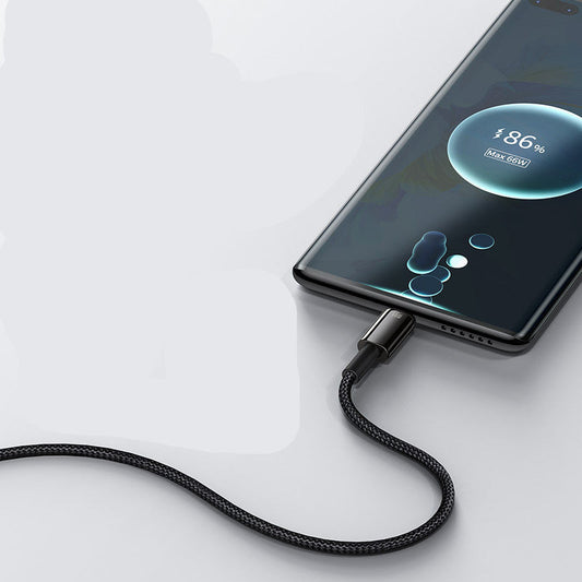 HKM-196947 Baseus 1m/2m USB-C Cable 5A 66W Quick Charge for Android Phones