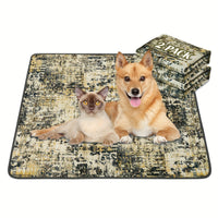HKM-196947 Bohemian Style Pet Mat Stain Resistant Easy To Care Urine Pad