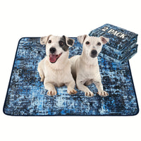 HKM-196947 Bohemian Style Pet Mat Stain Resistant Easy To Care Urine Pad