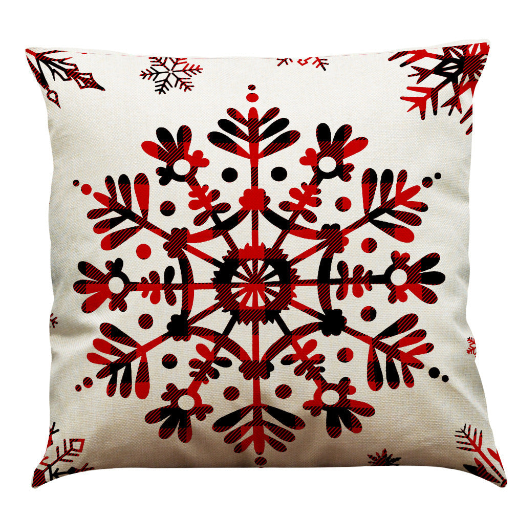 HKM-196947 Christmas Cotton and Linen Throw Pillow Covers in Various Colors - 45 x 45 cm