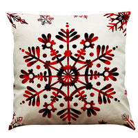 HKM-196947 Christmas Cotton and Linen Throw Pillow Covers in Various Colors - 45 x 45 cm