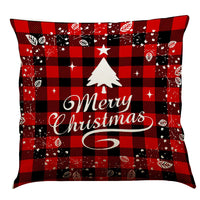 HKM-196947 Christmas Cotton and Linen Throw Pillow Covers in Various Colors - 45 x 45 cm