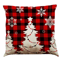 HKM-196947 Christmas Cotton and Linen Throw Pillow Covers in Various Colors - 45 x 45 cm