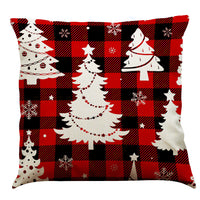 HKM-196947 Christmas Cotton and Linen Throw Pillow Covers in Various Colors - 45 x 45 cm