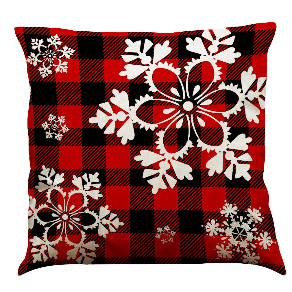 HKM-196947 Christmas Cotton and Linen Throw Pillow Covers in Various Colors - 45 x 45 cm