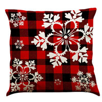 HKM-196947 Christmas Cotton and Linen Throw Pillow Covers in Various Colors - 45 x 45 cm