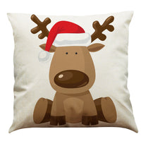 HKM-196947 Christmas Cotton and Linen Throw Pillow Covers in Various Colors - 45 x 45 cm