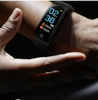 HKM-197075 Smart Color Screen Fitness Tracker with Blood Pressure and Heart Rate Monitoring