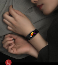 HKM-197075 Smart Color Screen Fitness Tracker with Blood Pressure and Heart Rate Monitoring