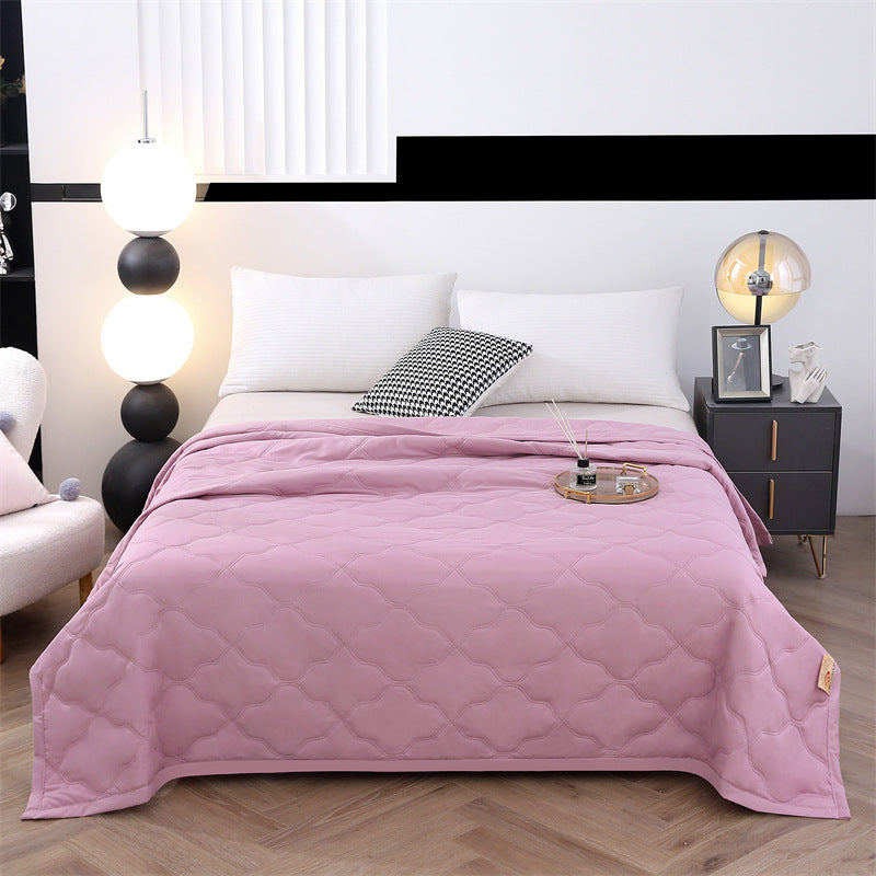 HKM-197395 Washed Cotton Summer Quilt with Free Gift Box Options in Modern Simplicity Design