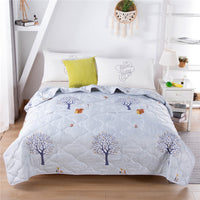 HKM-197395 Washed Cotton Summer Quilt with Free Gift Box Options in Modern Simplicity Design
